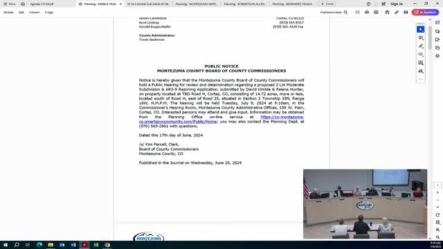 County Commissioners to review controversial subdivision proposal