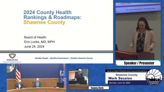 Health rankings reveal troubling trends in Shawnee County