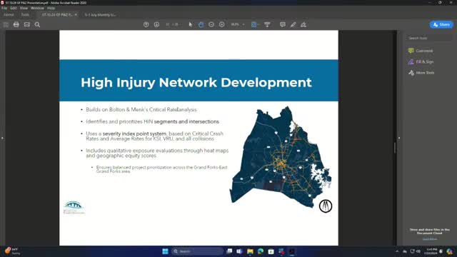 High injury network reveals critical crash hotspots for safety