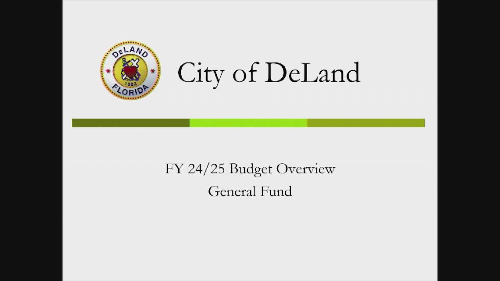 City of DeLand unveils ambitious budget for growth and development