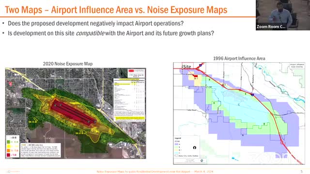 Boise airport noise maps spark debate over residential development