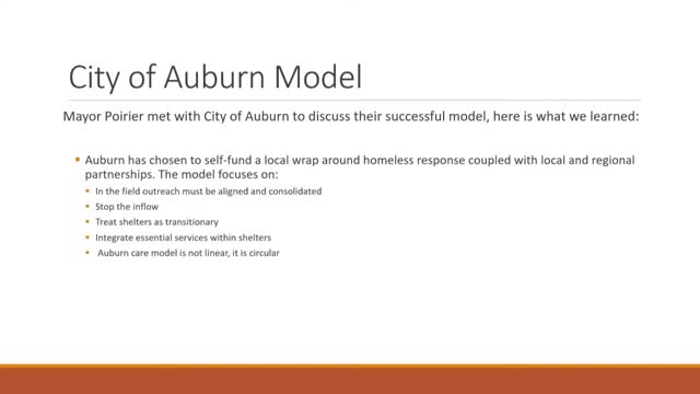 Auburn launches innovative model to combat homelessness