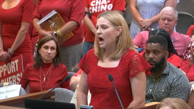 Teachers demand respect and protection in passionate plea