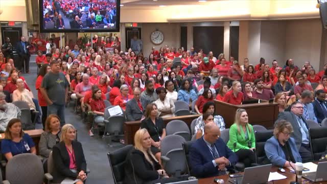 Parents and Teachers Rally for Collective Bargaining Rights