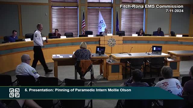 Molly Olsen celebrates milestone as first paramedic graduate