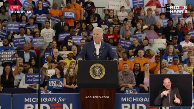 Biden vows to protect rights and win 2024 election