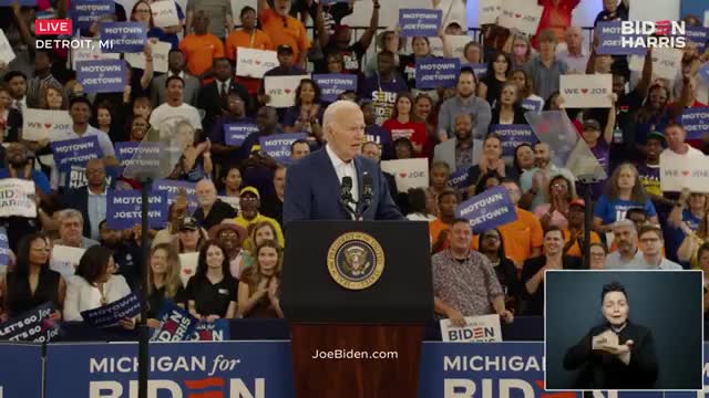 Biden champions labor rights and economic recovery in Michigan