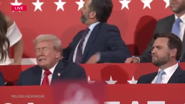 Trump electrifies convention crowd with emotional arrival