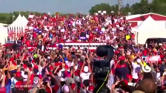 Trump's rally erupts in chaos as shooter opens fire