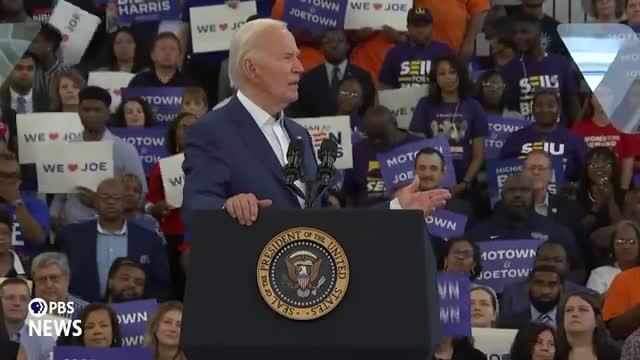 Biden exposes Trump's criminal record and economic failures