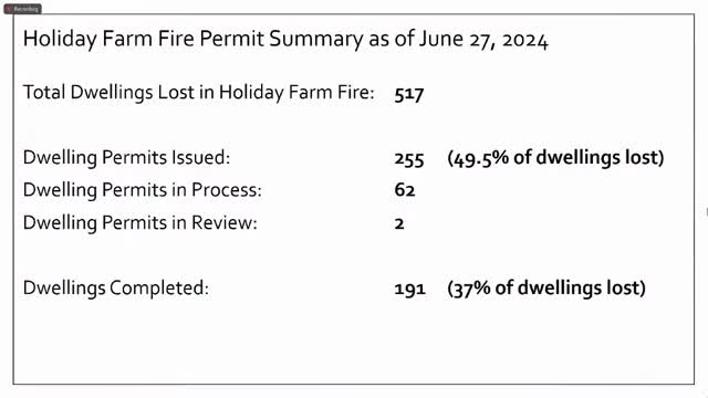 Lane County tackles housing crisis after devastating fire