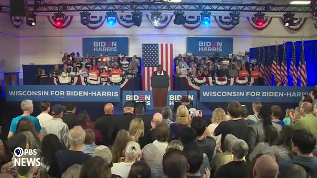 Biden supporters rally to secure reelection and democracy