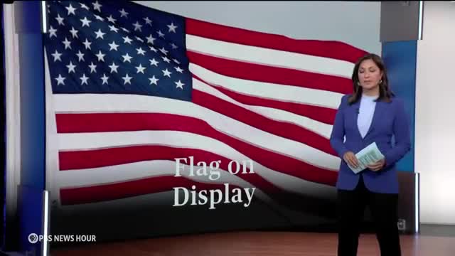 Exhibit sparks debate on the meaning of the American flag