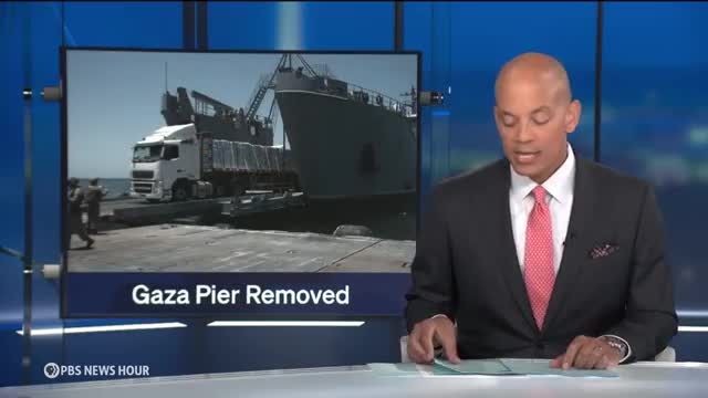 Pentagon pier removed again as aid efforts stall