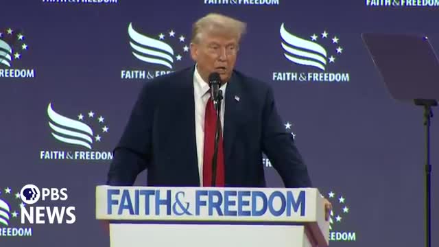 Trump vows to restore religious freedom and defend rights
