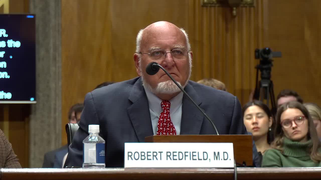 Redfield calls for urgent oversight of viral research