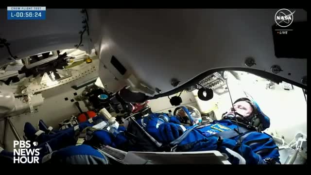 NASA astronauts prepare for historic test flight mission