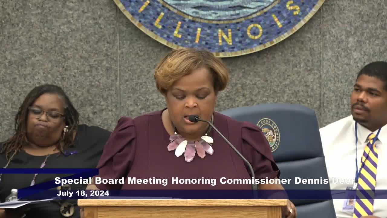 Commissioner Dear remembered as a champion for community health