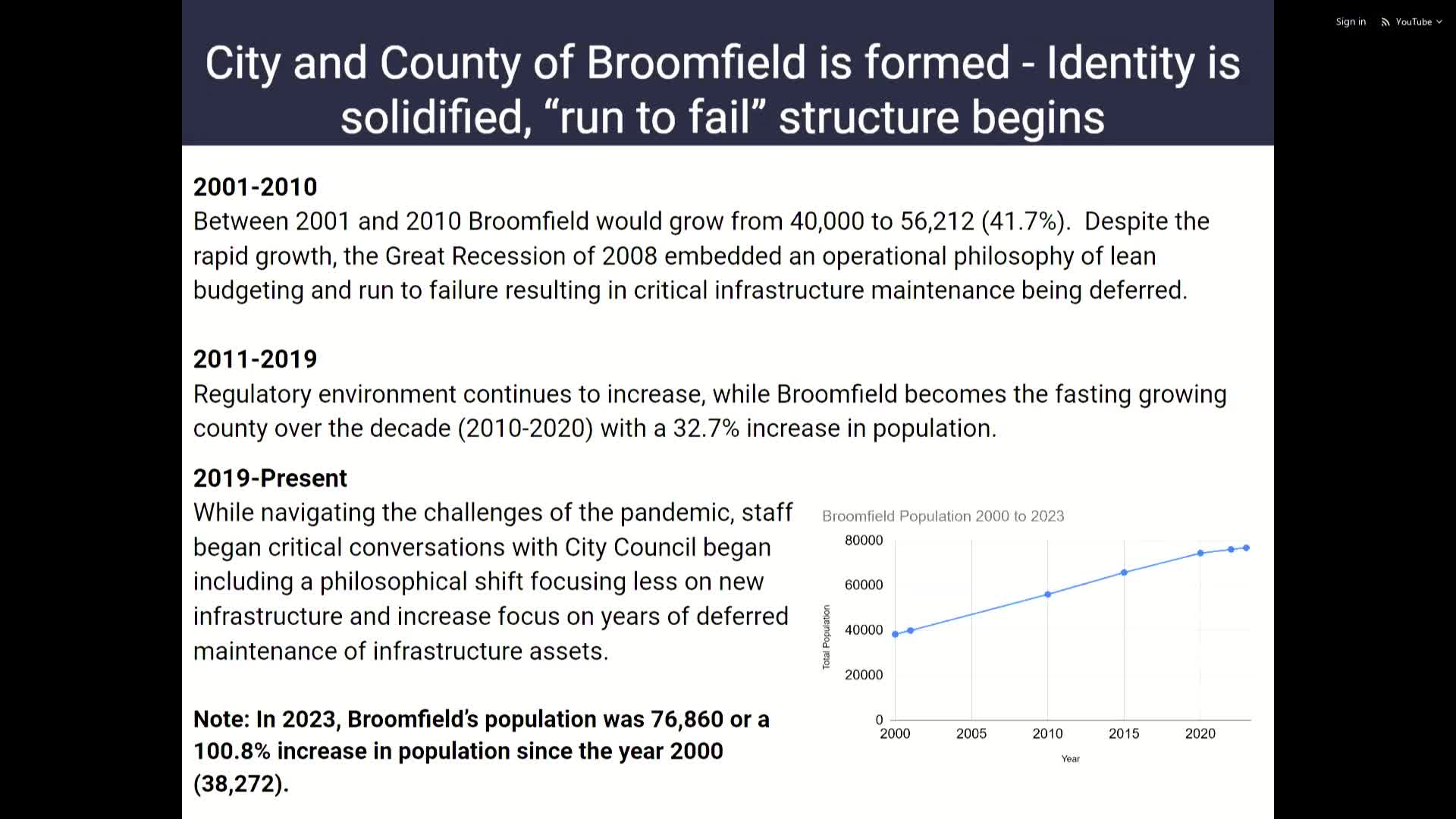 Broomfield faces critical infrastructure crisis demands urgent action