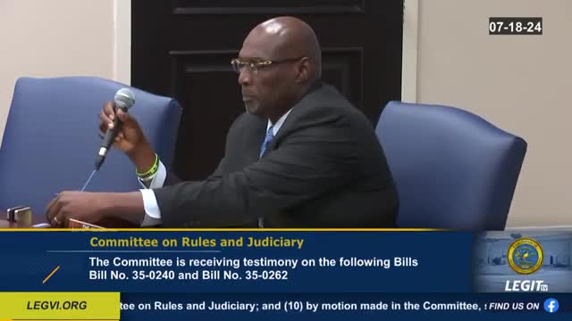 Senators push vital bills to boost Virgin Islands economy