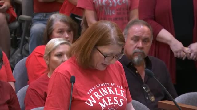 Teachers demand trust and protection in heated board meeting