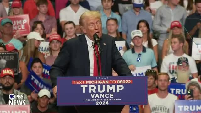 Trump allies rally for Michigan Senate seat and manufacturing revival