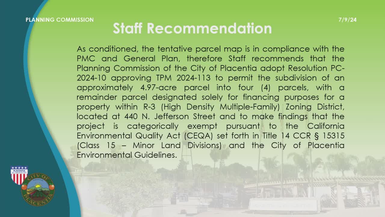 Planning Commission Approves Controversial Land Development Plan