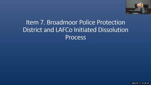 Broadmoor Police District faces dissolution amid budget crisis