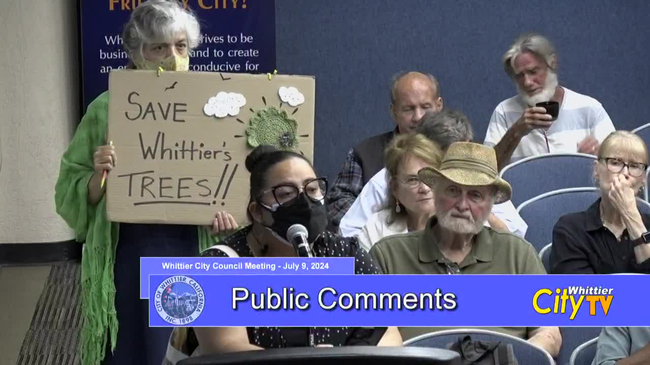 Residents rally to save trees in Whittier community fight