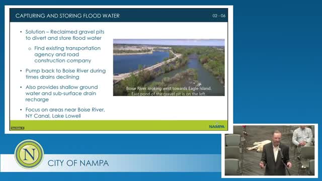 Nampa plans innovative floodwater capture project