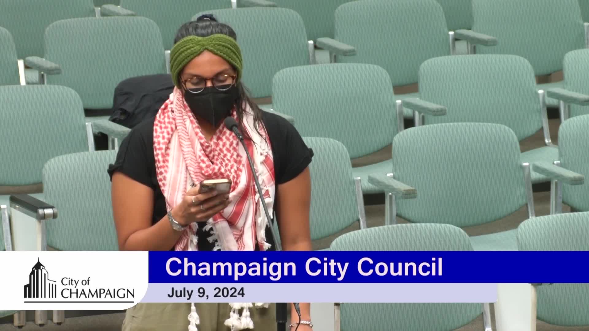 Activist demands ceasefire amid escalating Gaza death toll