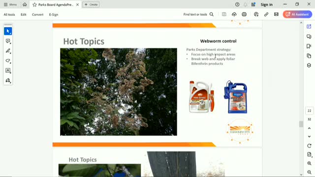 City Faces Unprecedented Tree Pest Outbreak