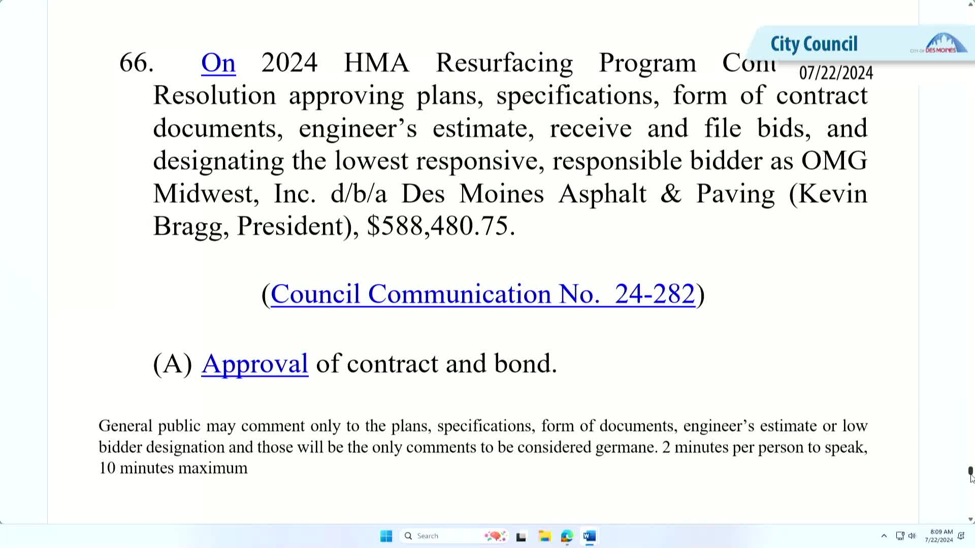 City Council Approves Major Safety Improvements for Local Roads