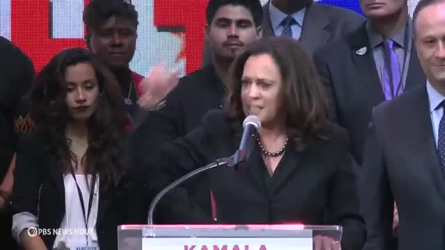 Harris rallies Democrats as she targets Trump in 2024