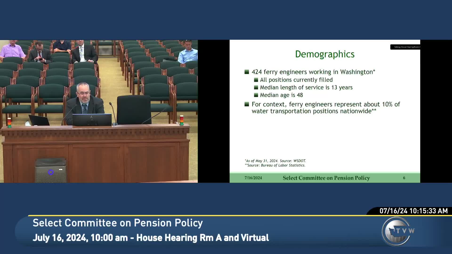 Disability Benefits Debate Sparks Concerns for Ferry Engineers