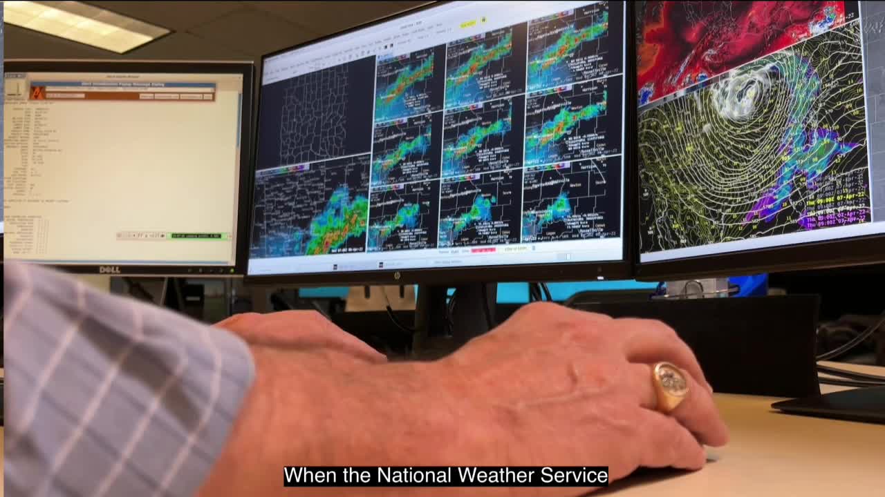 National Weather Service warns of severe storm threats