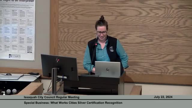 Issaquah earns prestigious silver certification for data excellence