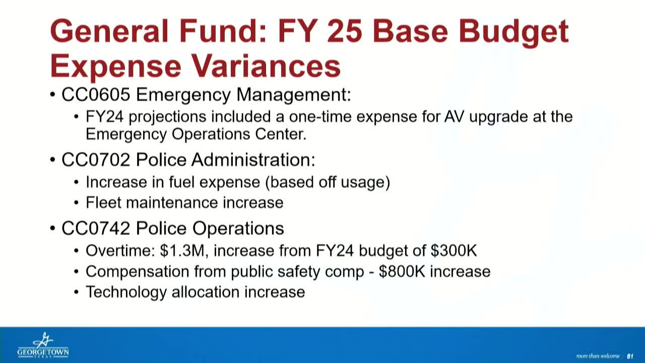 Budget Proposal Unveils Major Increases for Public Safety and Infrastructure