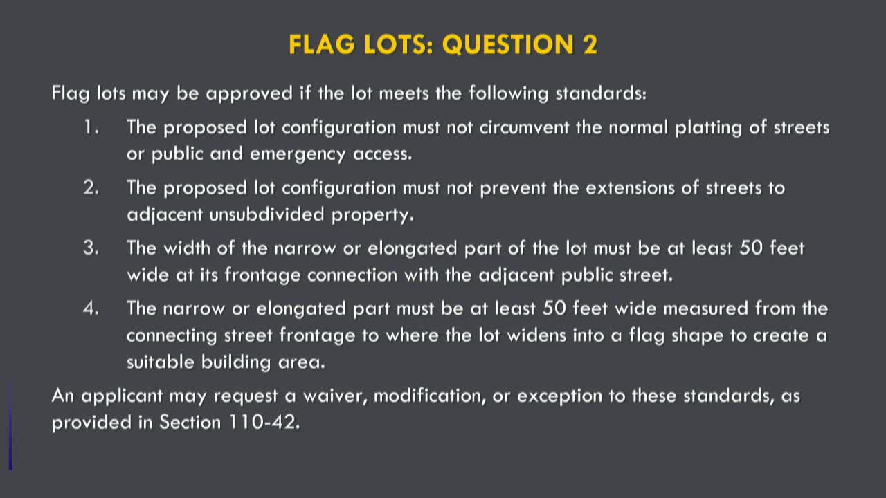 City Council moves to approve controversial flag lot proposal