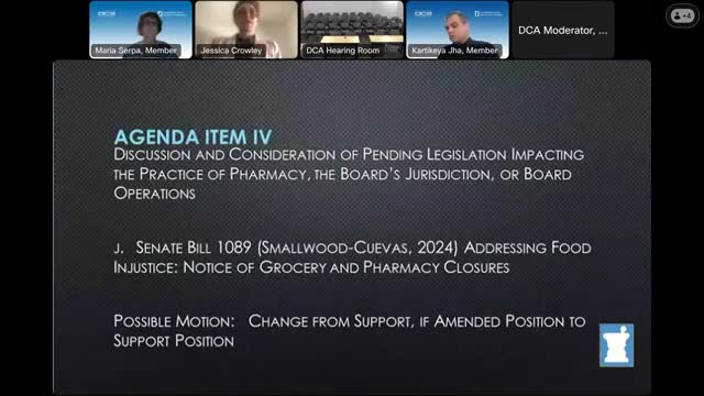 Pharmacy Board Faces Controversy Over Technician Ratios