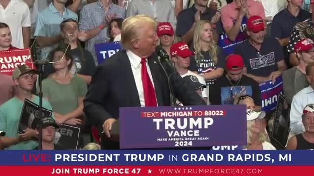 Trump vows to revive Michigan's auto industry and guard votes