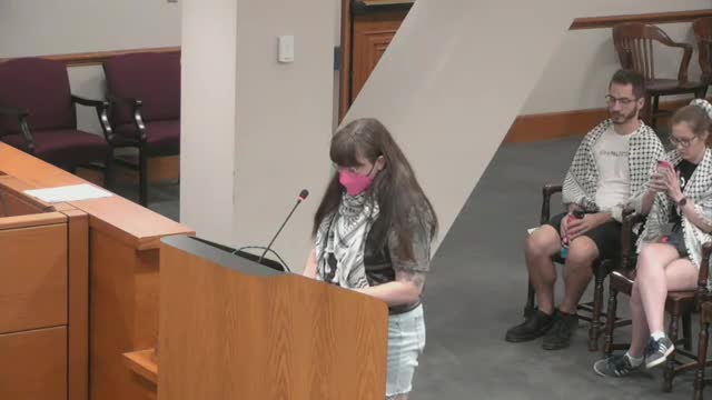 Activists demand New Britain council support Gaza ceasefire