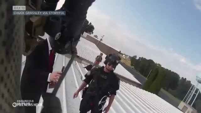 New footage reveals dramatic sniper takedown of gunman