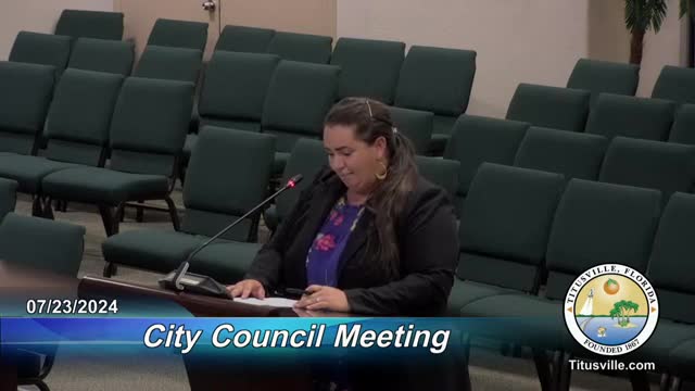 Residents demand transparency as Titusville government faces backlash