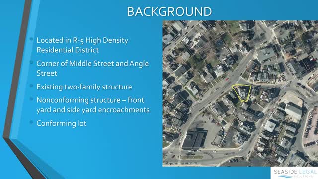Zoning Board Considers Controversial Three Family Housing Proposal