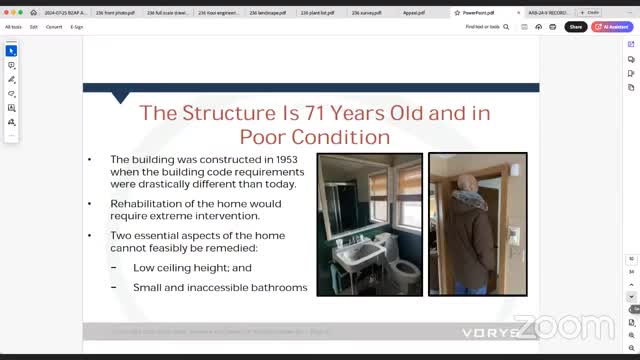 Expert declares historic home unworthy of preservation