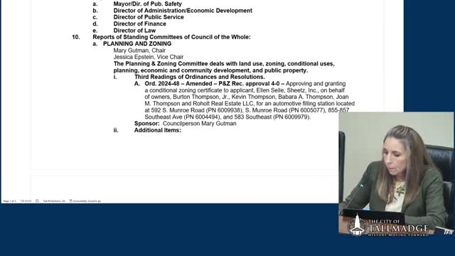 City Council Approves Key Ordinances to Drive Growth