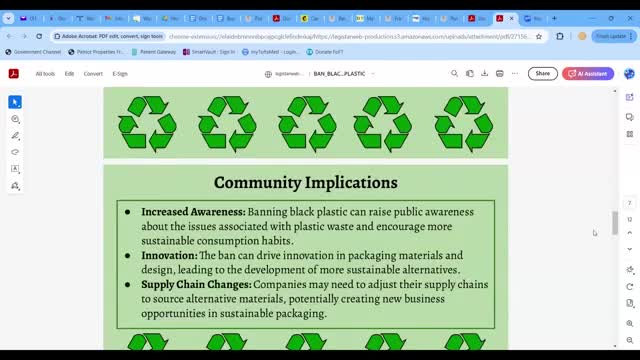 Community rallies for action against harmful black plastic waste