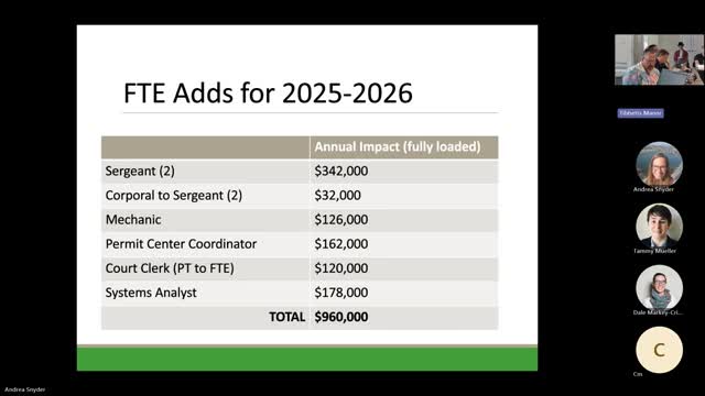 City Council Faces Budget Crisis Amid Staffing and Service Demands