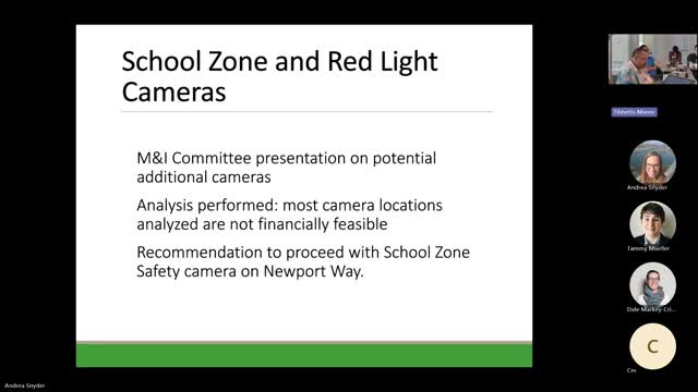 City Council Pushes for School Zone Safety Cameras